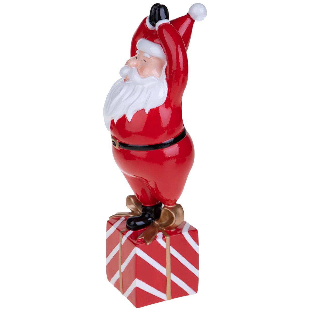 Babbo Natale Resina Yoga con Mani Giunte cm.33 |Bianchi Dino