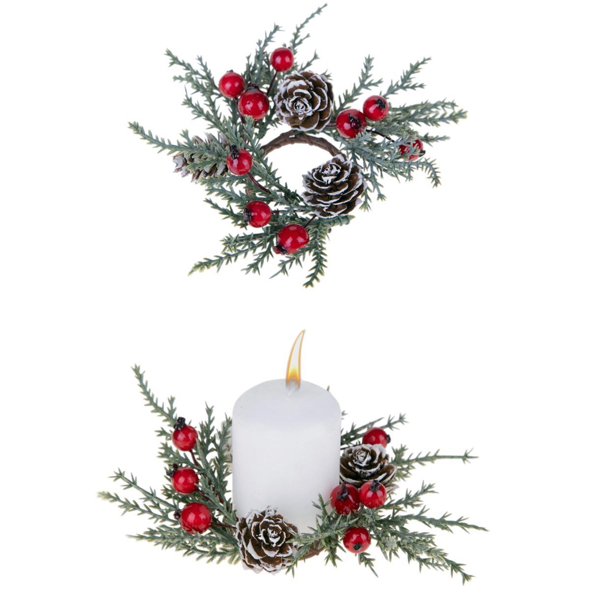 Girocandela con Bacche e Pigne cm.ÃƒÂ˜9 |Bianchi Dino