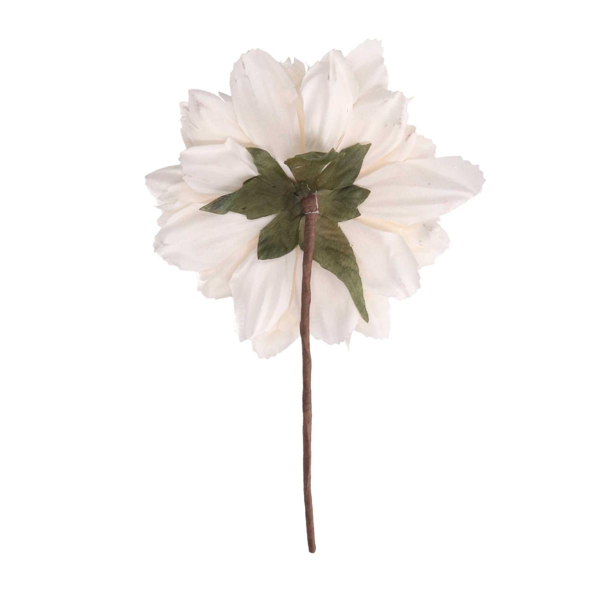 Fiore in Tessuto Crema cm.16x11 |Vacchetti