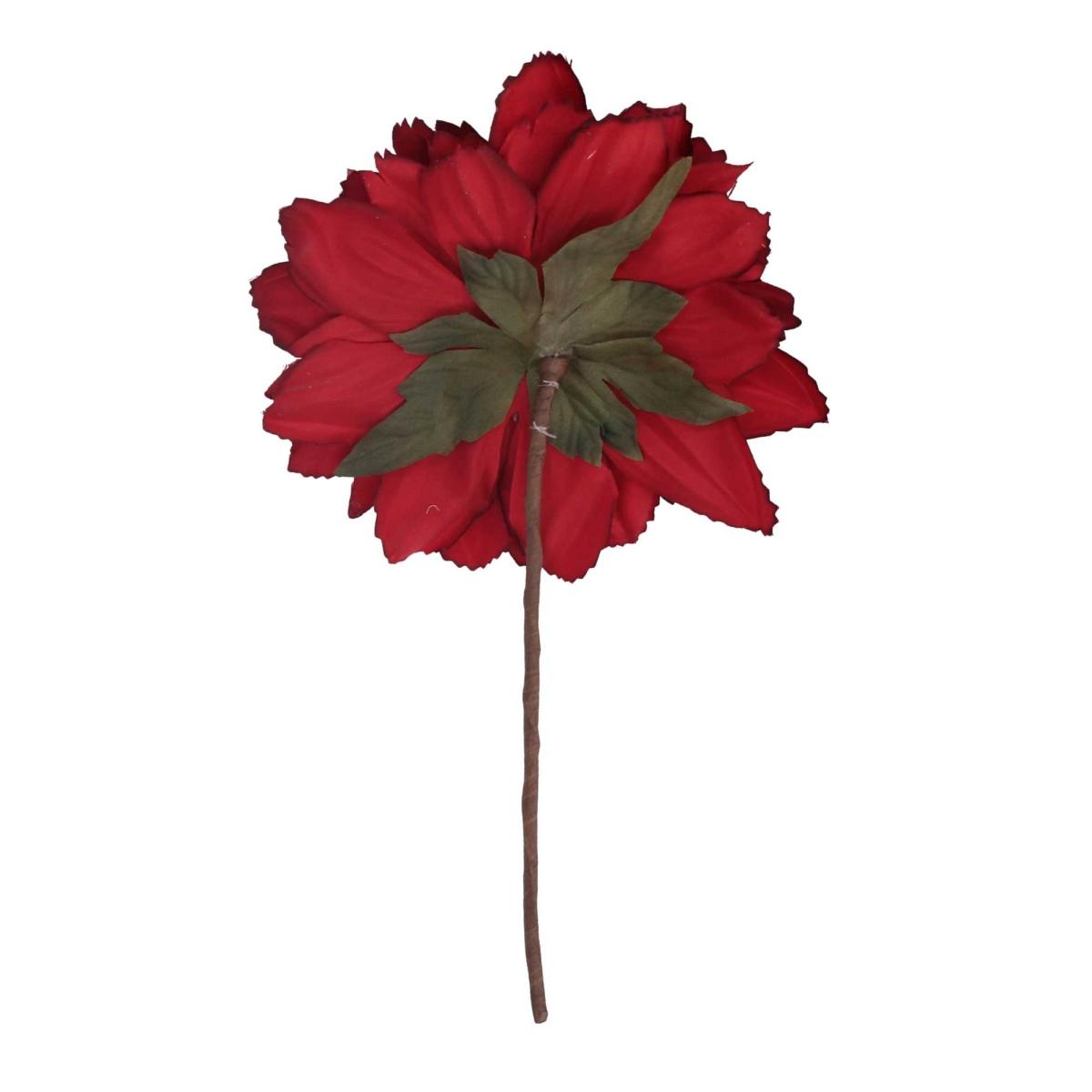 Fiore in Tessuto Rosso cm.16x11 |Vacchetti