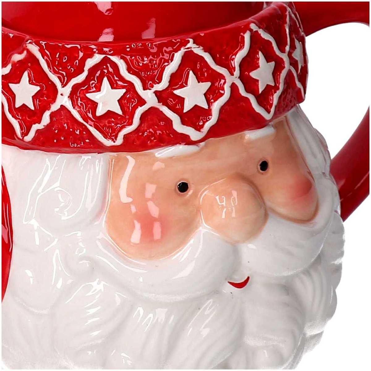 Teiera Natalizia Ceramica con Babbo Natale cm.22 |Vacchetti