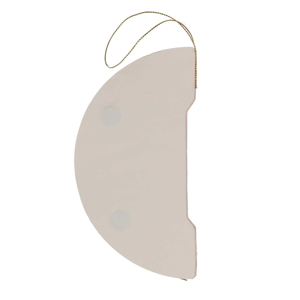 Pallina Natale Carta cm.ÃƒÂ˜15 Bianco Avorio Nido d'Ape |Vacchetti