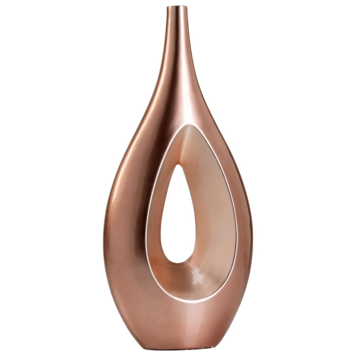 Vaso Ceramica Goccia Oro Alto cm.29x63 |Ambienti Glamour