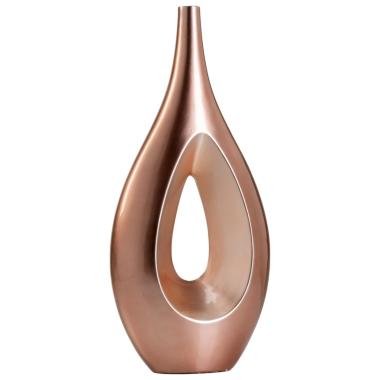 Vaso Ceramica Goccia Oro Alto cm.29x63 |Ambienti Glamour