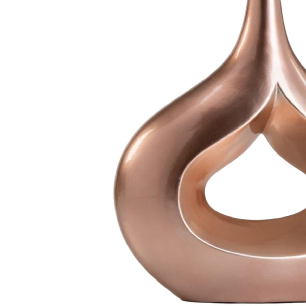 Vaso Ceramica Goccia Oro cm.36x40 |Ambienti Glamour