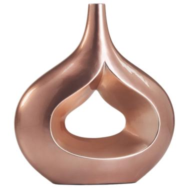 Vaso Ceramica Goccia Oro cm.36x40 |Ambienti Glamour