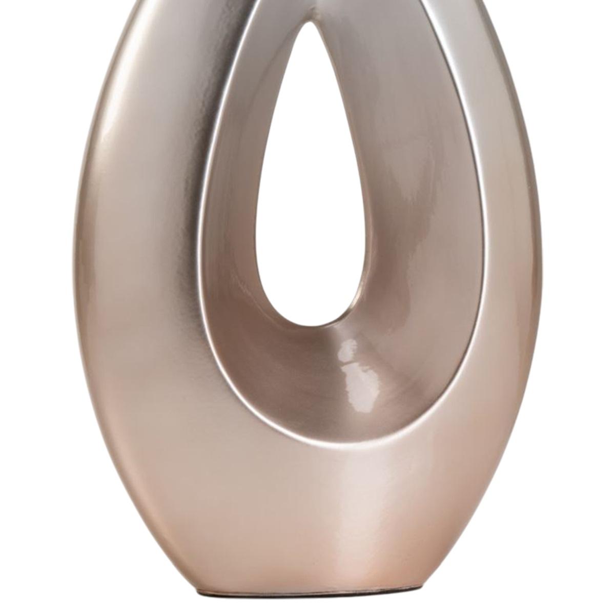 Vaso Ceramica Goccia Ombre d'Oro Alto cm.29x63 |Ambienti Glamour