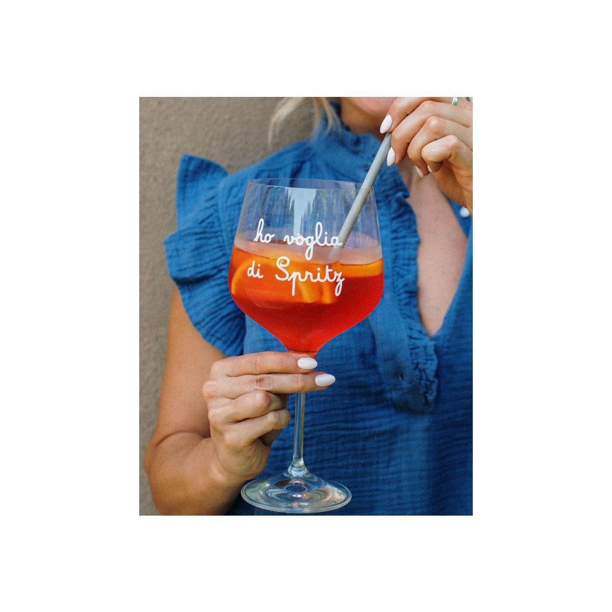 Bicchiere Vetro p2 Calice ho Voglia di Spritz Simple Day |Simple