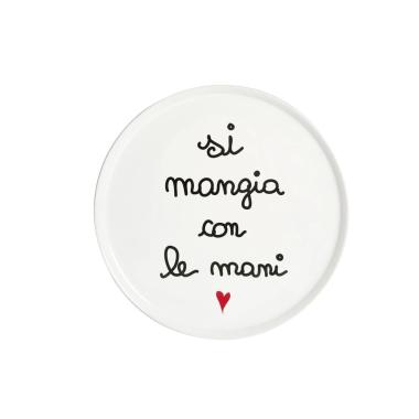 Piatto Tavola Ceramica cm.ÃƒÂ˜31,5 Simply Day Si Mangia con Le Mani | Simple
