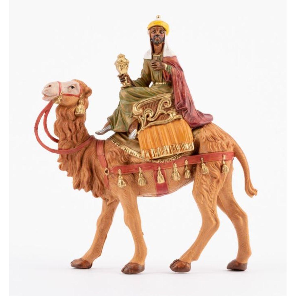 Statua cm.10 Re Magi a Cammello pz.3 | Fontanini