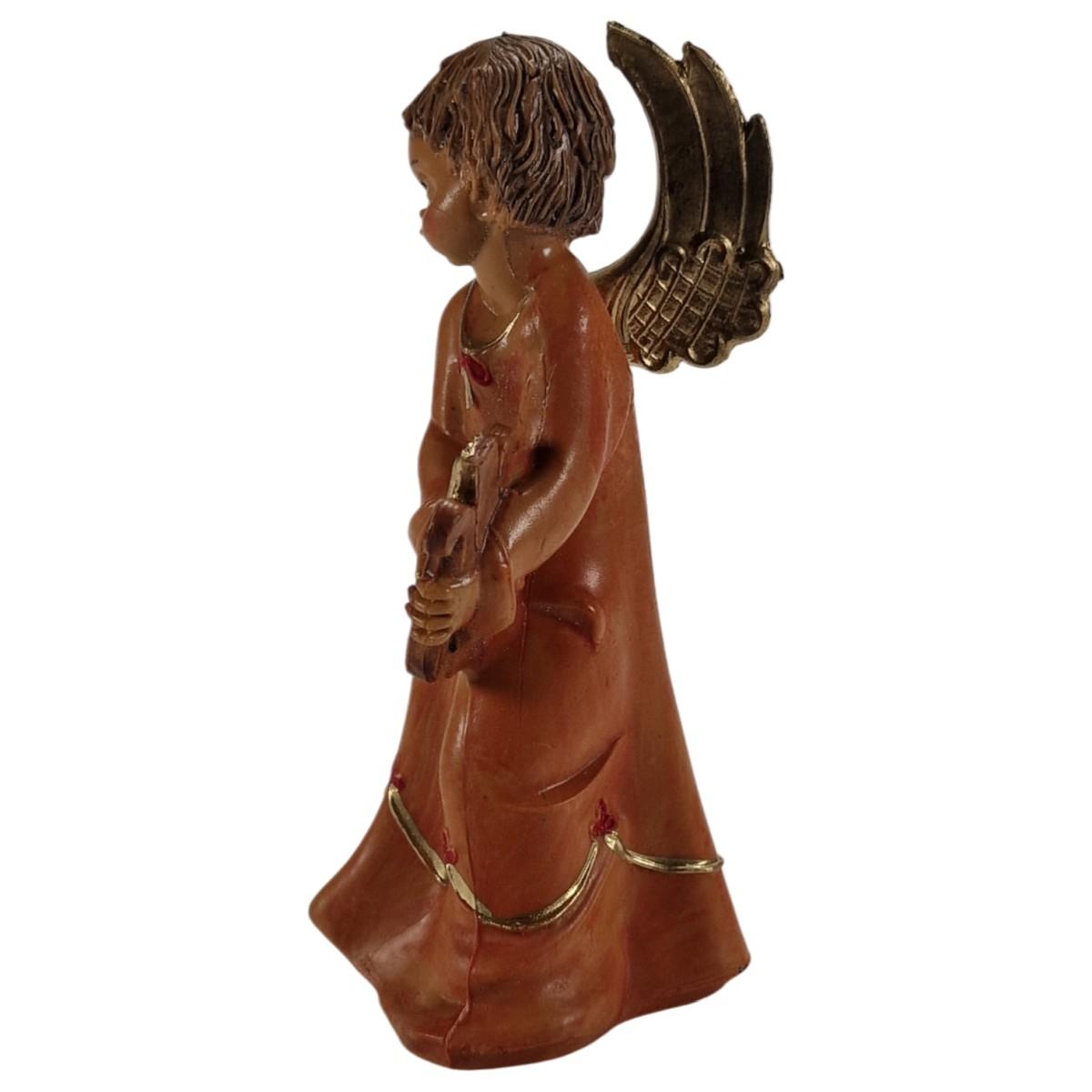 Statua cm.12 Angelo che Suona la Lira | Fontanini