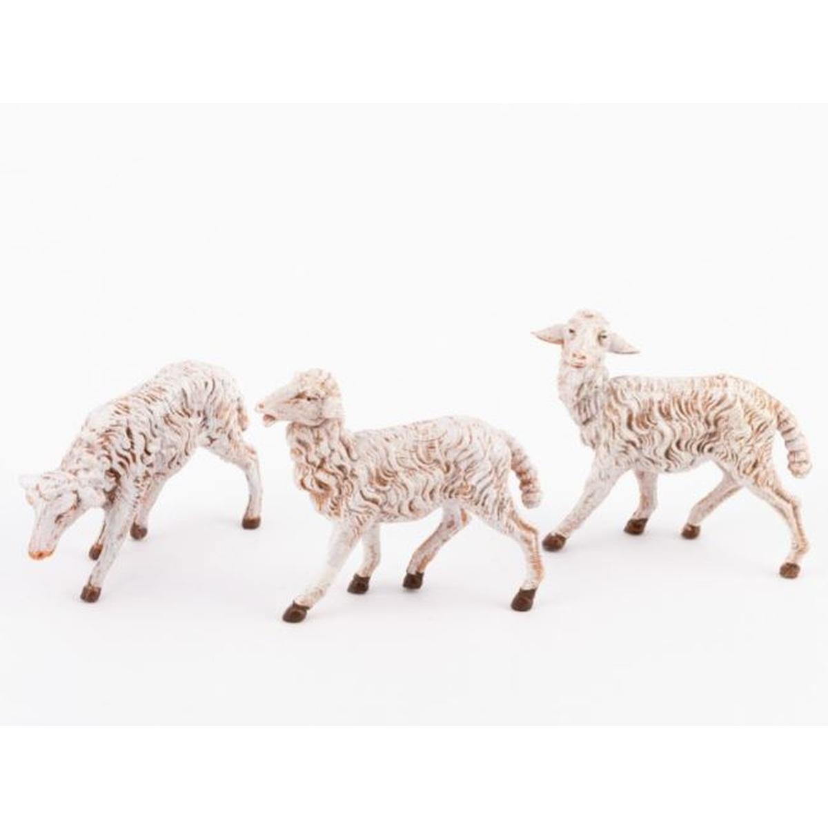 Statua cm.19 Pecore Bianche Set pz.3 | Fontanini