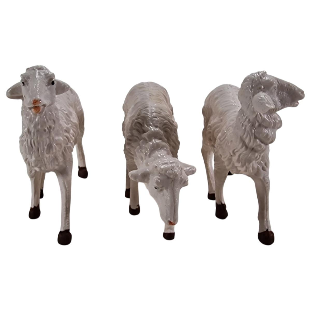 Statua cm.19 Pecore Bianche Set pz.3 | Fontanini