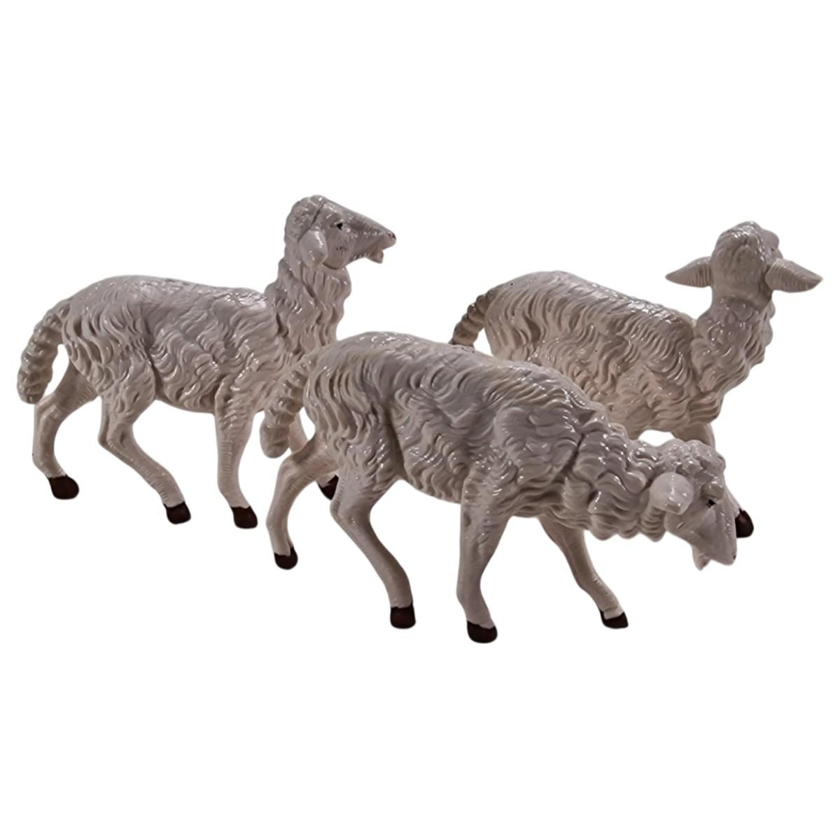 Statua cm.19 Pecore Bianche Set pz.3 | Fontanini