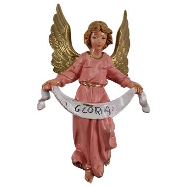 Statua cm.12 Angelo Gloria Rosa Appenendere | Fontanini