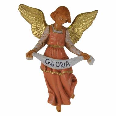 Statua cm.12 Angelo Gloria Azzurro Appenendere | Fontanini