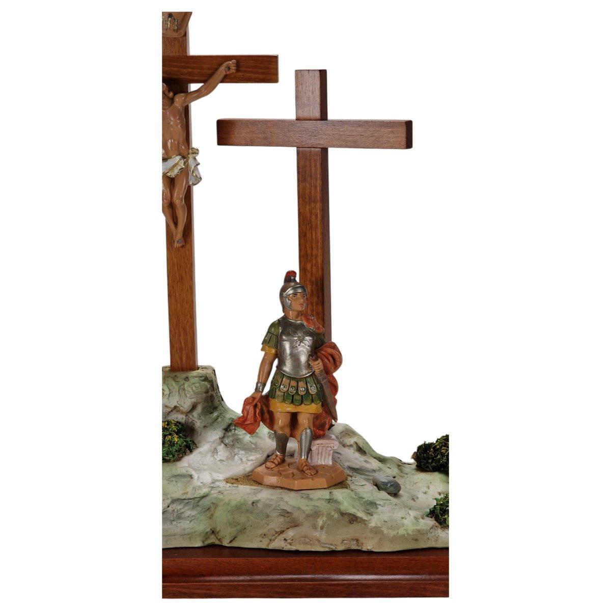 Scena Crocifissione con Statue cm.12 cm.53x29,5x15 | Fontanini