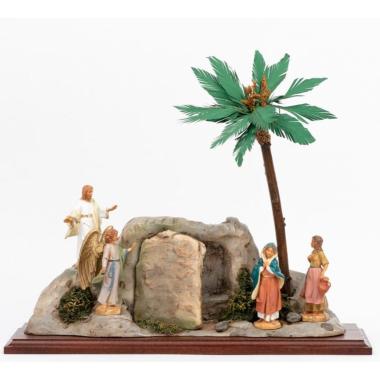 Scena Resurrezione con Statue cm.12 cm.55x35x20 | Fontanini