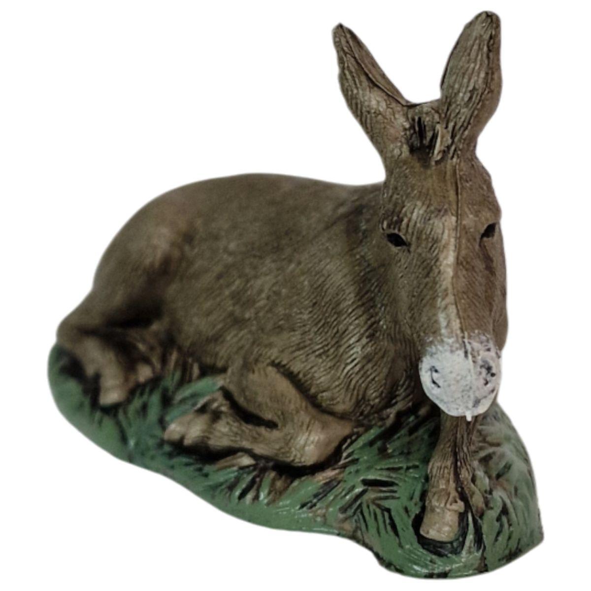 Animali cm.10 Asino Sdraiato | Moranduzzo
