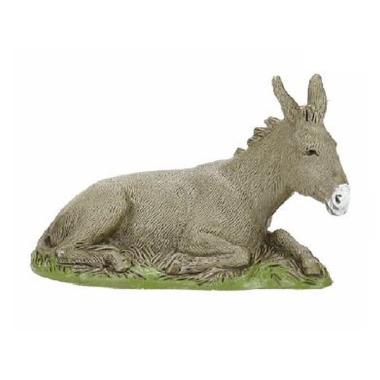 Animali cm.10 Asino Sdraiato | Moranduzzo