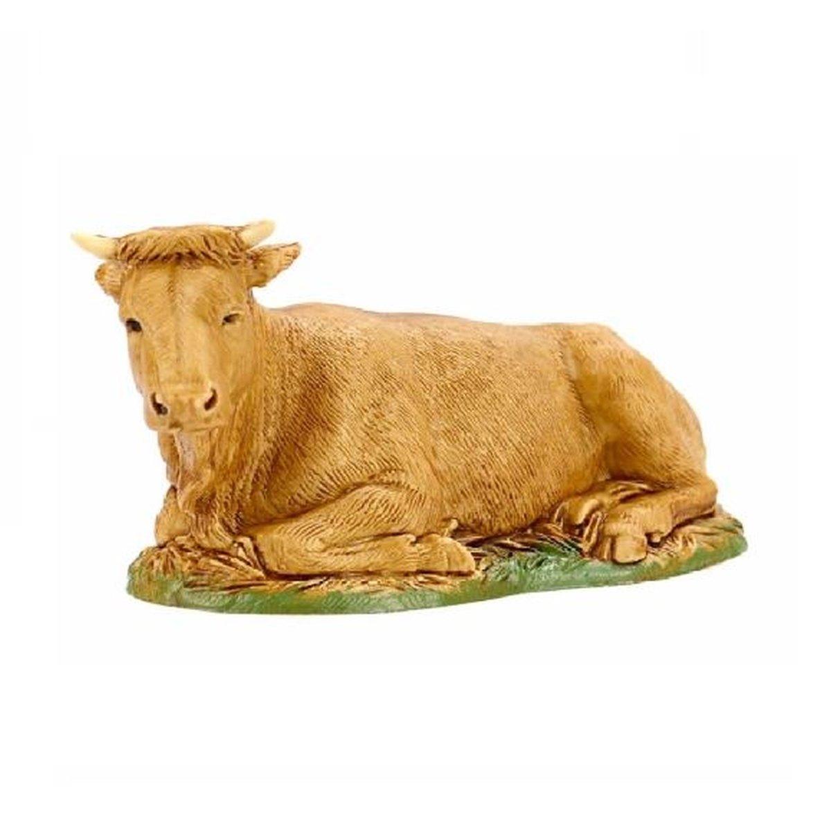 Animali cm.10 Bue Marrone Chiaro cm.4x10,5xH5 | Moranduzzo