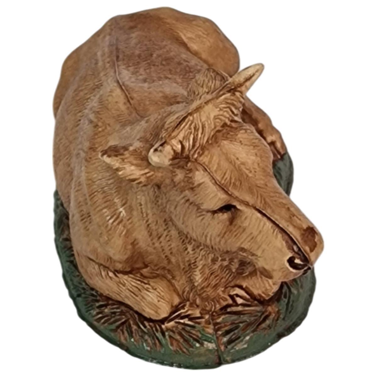 Animali cm.10 Bue Marrone Chiaro cm.4x10,5xH5 | Moranduzzo