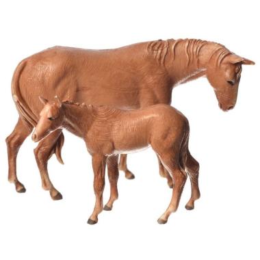 Animali Cavallo e Puledro Statue da cm.6 | Moranduzzo