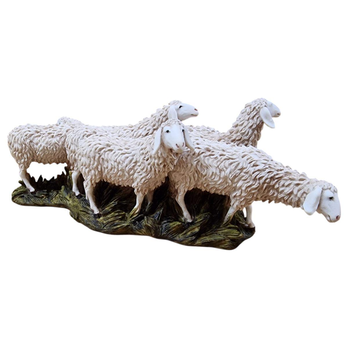 Statua cm.15 Gregge di 6 Pecore | Moranduzzo