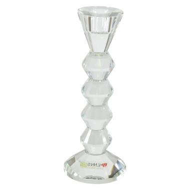 Candeliere con 1 Posto Candela Vetro Kea cm.8x22 |Fade