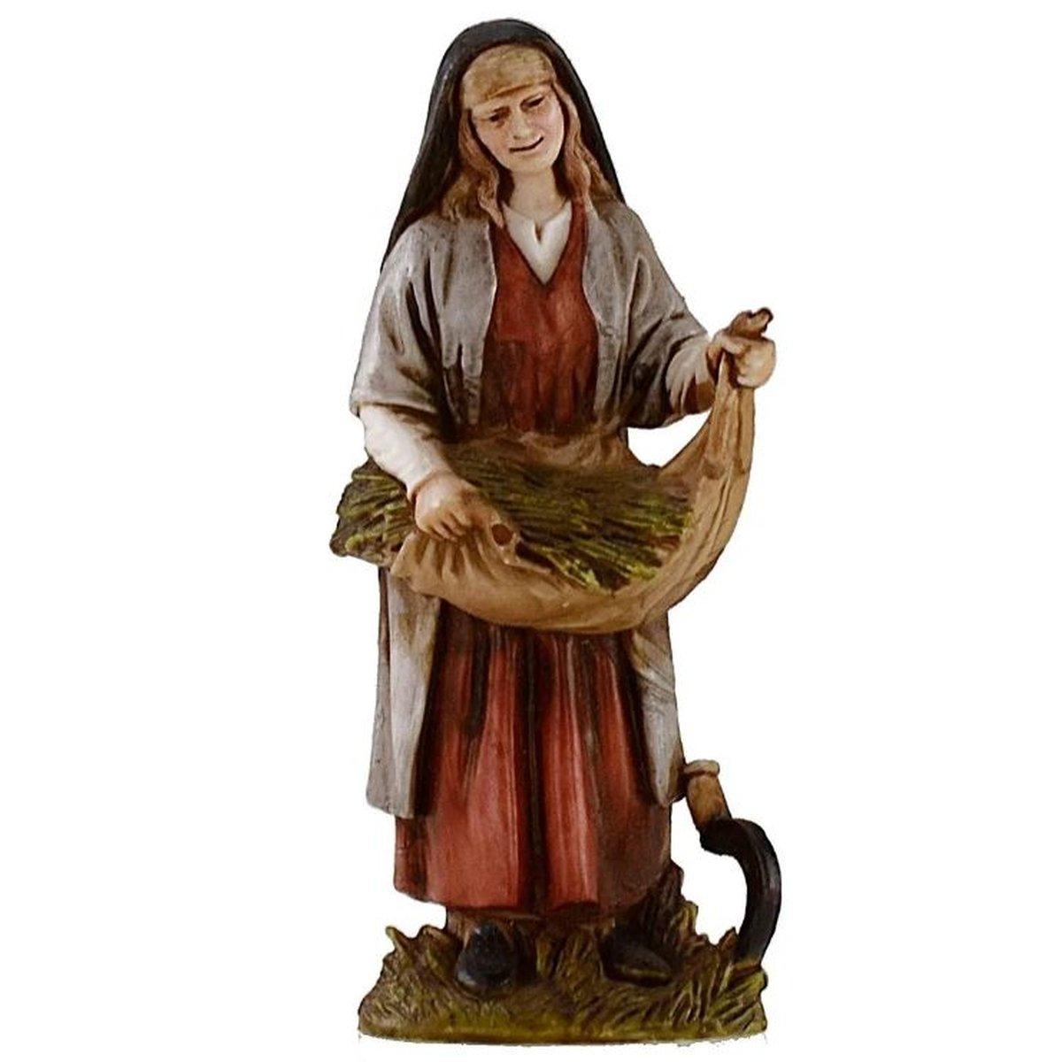 Statua cm.10 Donna con Gran o nel Sinale | Moranduzzo