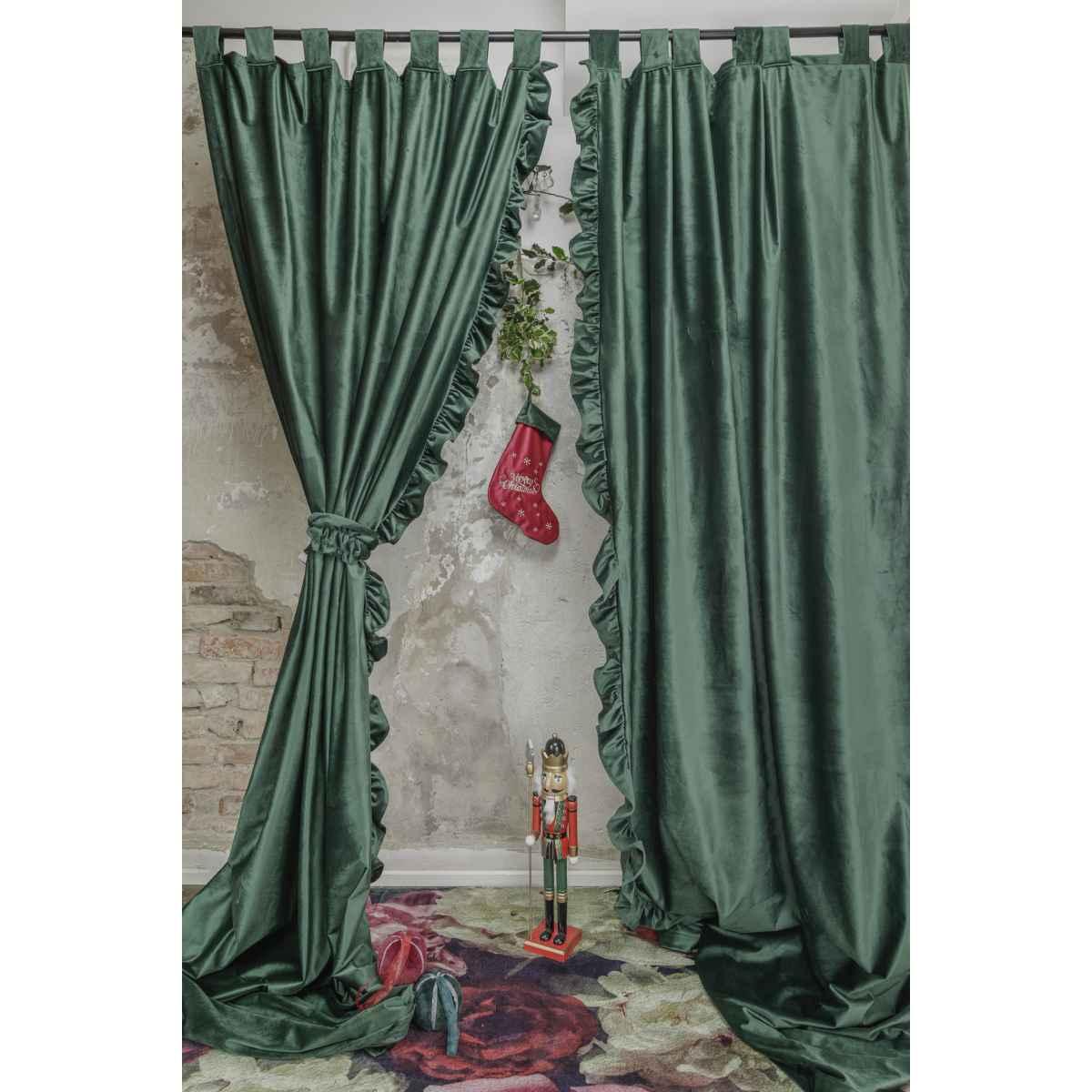 Tenda Coppia Caresse Velluto 2 Colori Assortiticm.140x290 | Atelier17