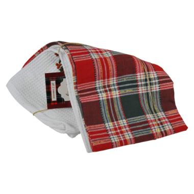 Strofinaccio in Tessuto Natale Country Set pz.2 |Atelier17