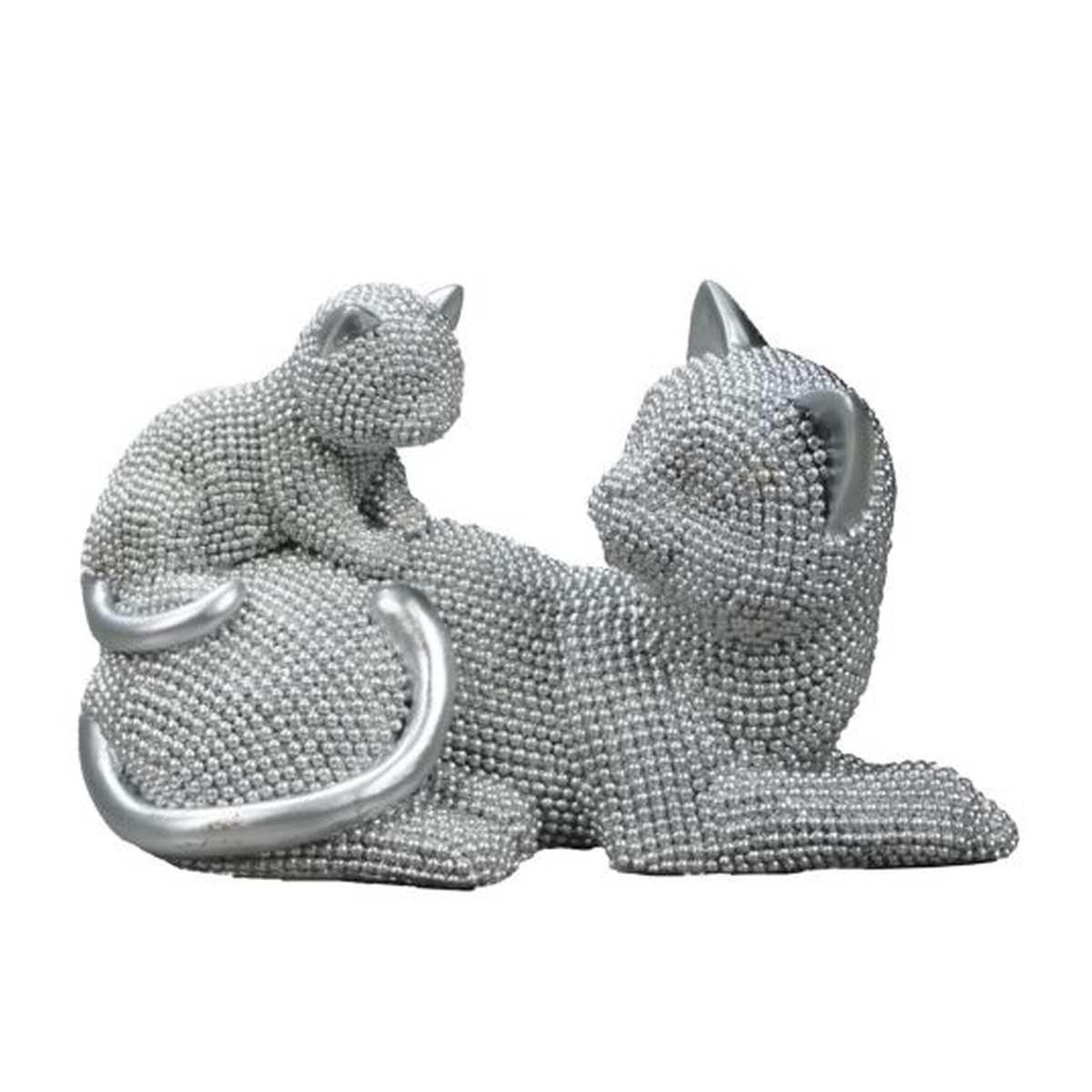 Gatto Sparky con Cucciolo cm.19x9x13 | Mauro Ferretti