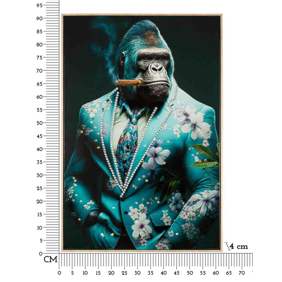 Dipinto su Tela Laccato Kongy Mod.A cm.62x4x92 | Mauro Ferretti