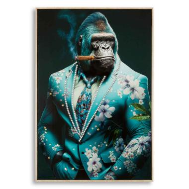 Dipinto su Tela Laccato Kongy Mod.A cm.62x4x92 | Mauro Ferretti