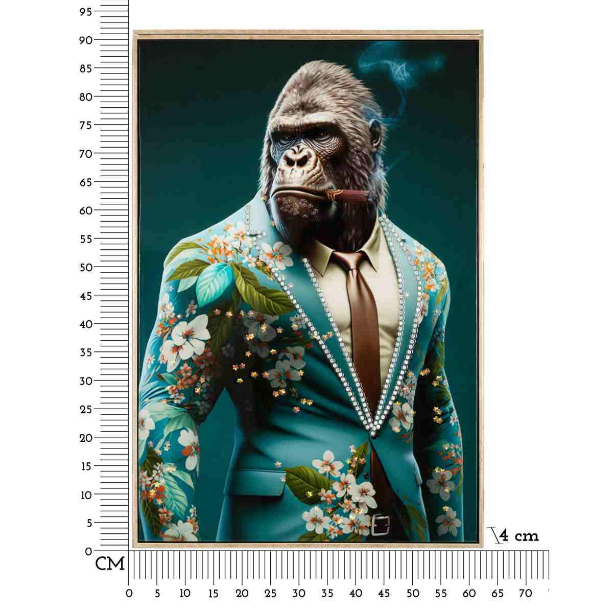 Dipinto su Tela Laccato Kongy Mod.B cm.62x4x92 | Mauro Ferretti