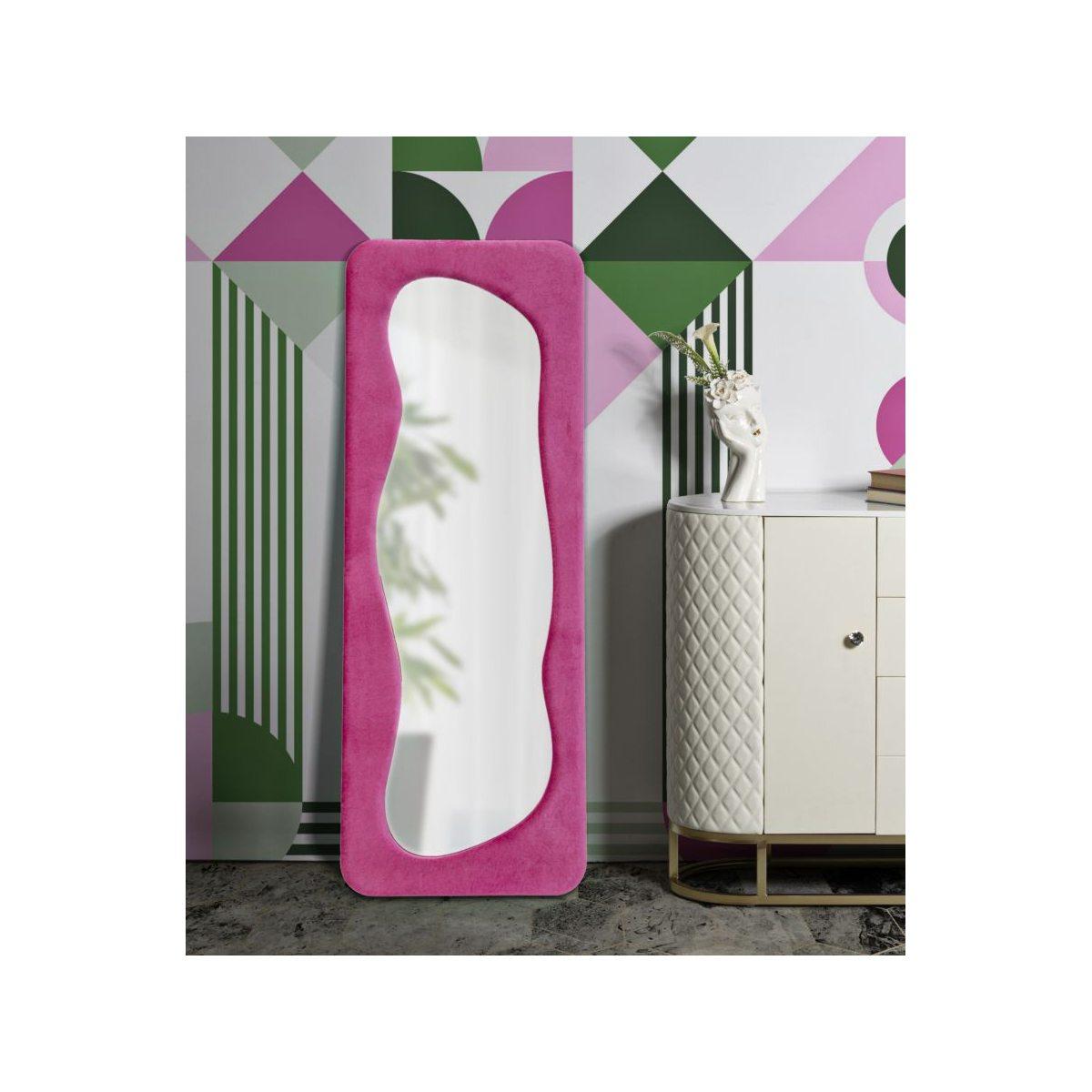 Specchio da Muro Theodor Fuxia cm.60x4x160 | Mauro Ferretti