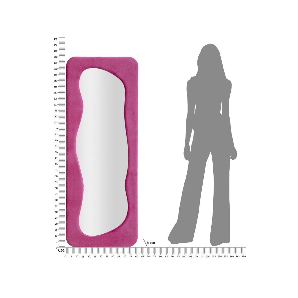 Specchio da Muro Theodor Fuxia cm.60x4x160 | Mauro Ferretti