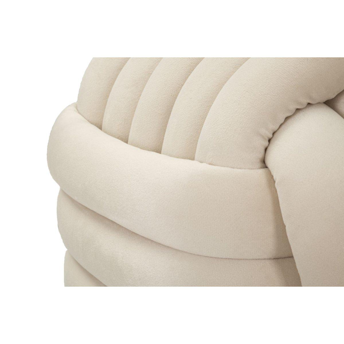 Pouf Softy Crema cm.45x45x45 | Mauro Ferretti