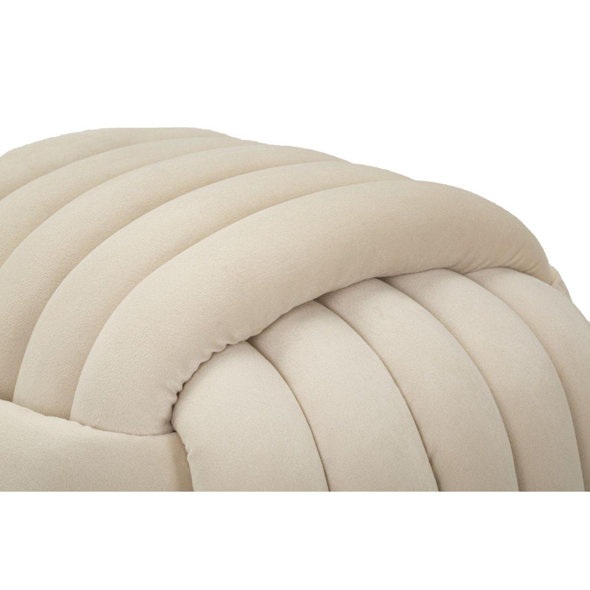Pouf Softy Crema cm.45x45x45 | Mauro Ferretti