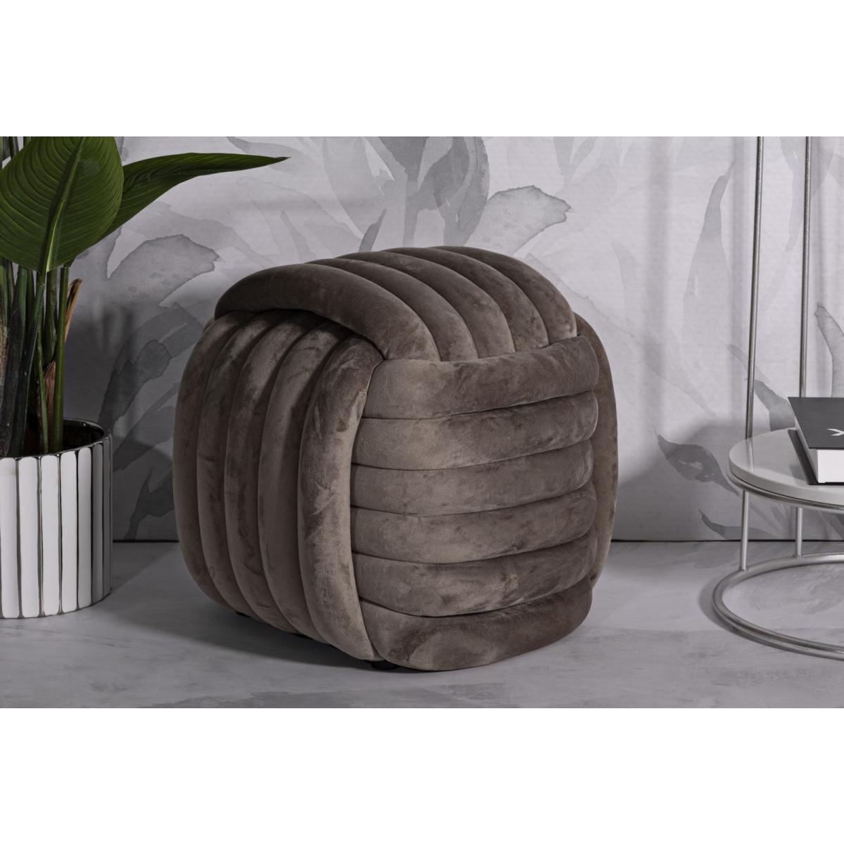 Pouf Softy Grigio cm.45x45x45 | Mauro Ferretti