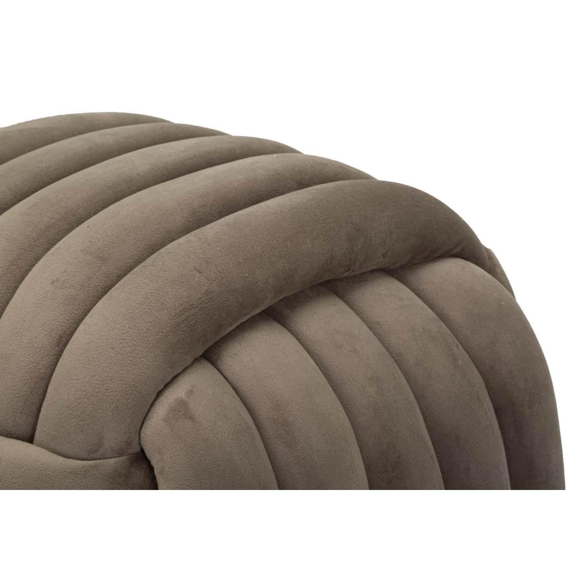 Pouf Softy Grigio cm.45x45x45 | Mauro Ferretti