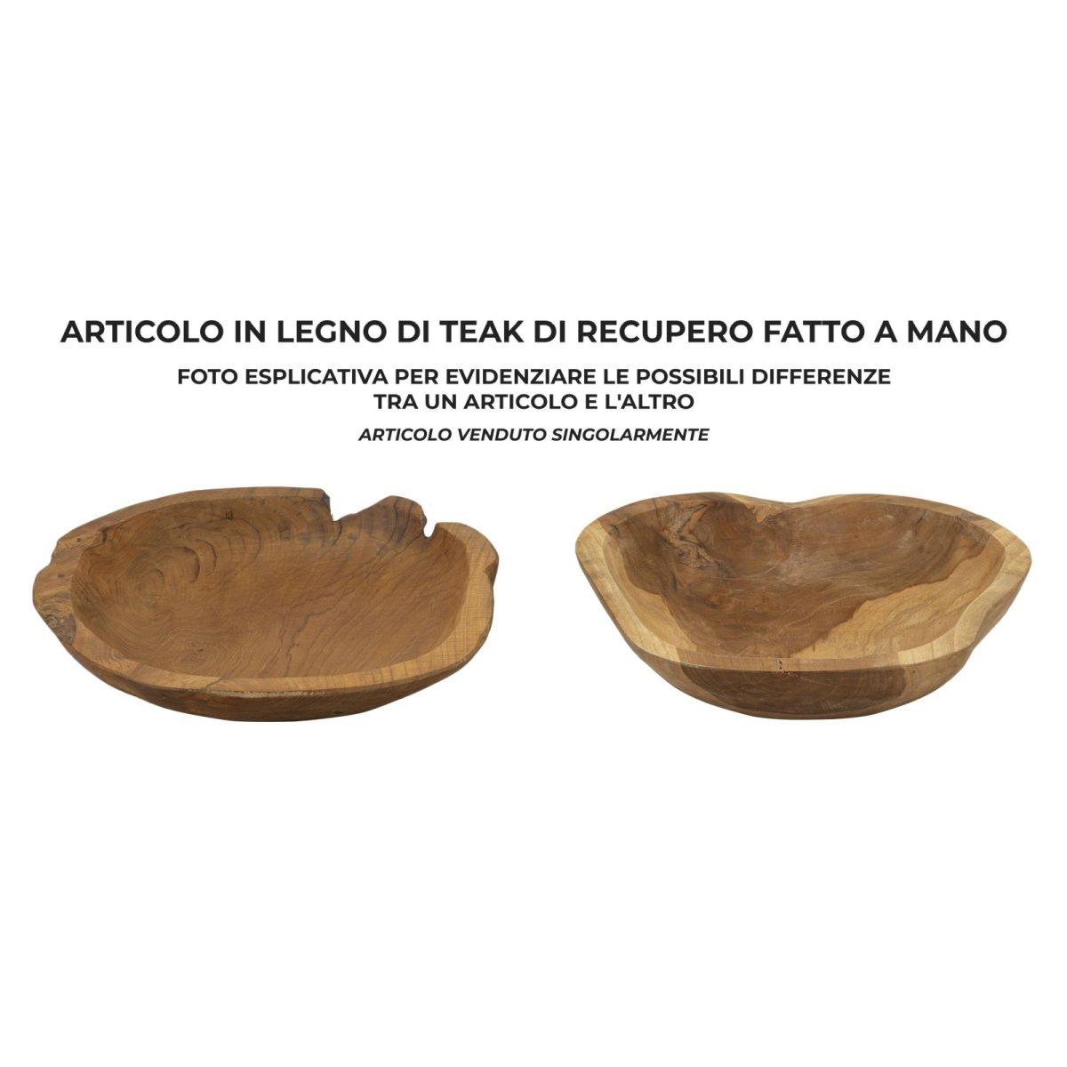 Svuota Tasche Tipisan Teak Massello cm.43x38x7 | Mauro Ferretti