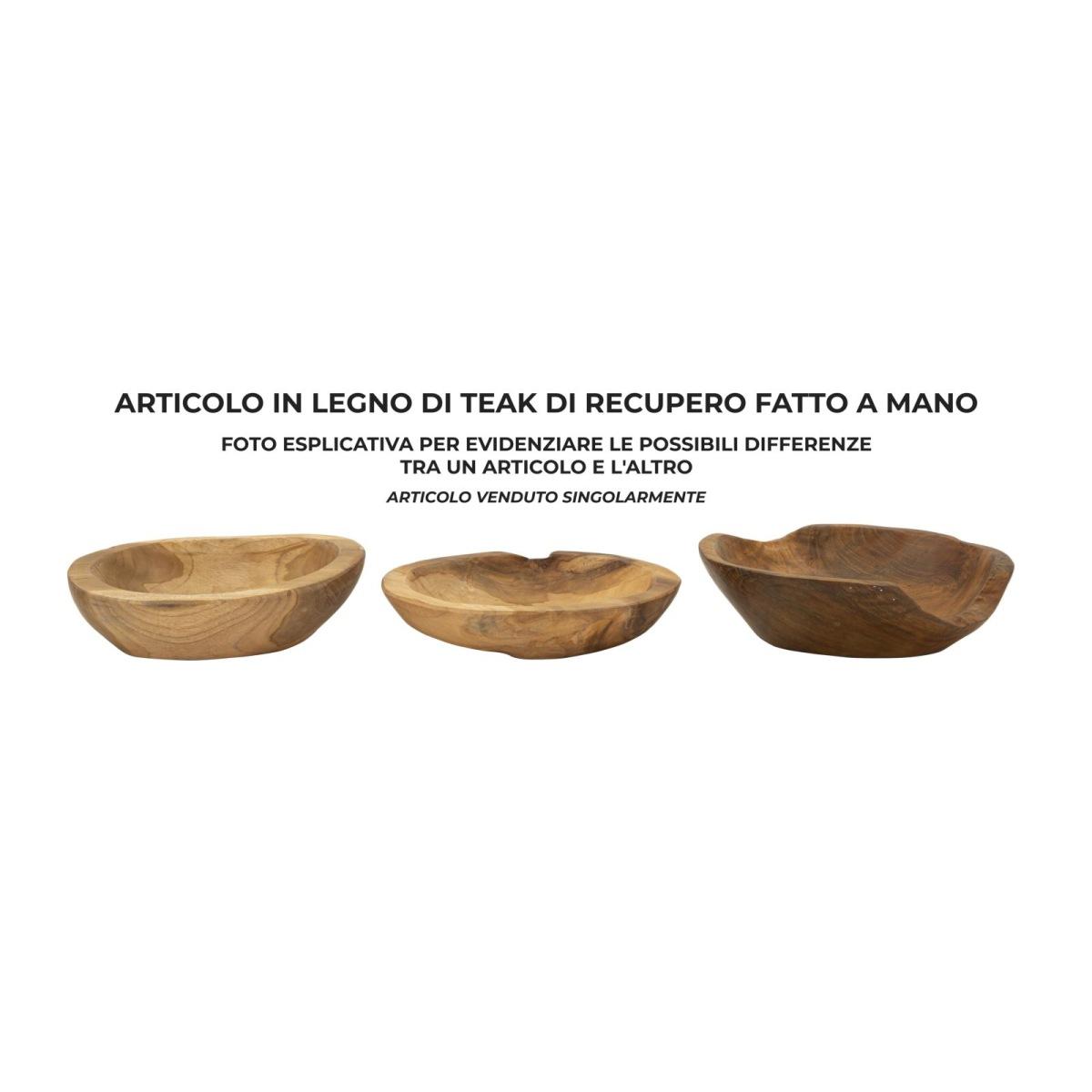 Svuota Tasche Tipic Teak Massello cm.Ã?25x5 | Mauro Ferretti