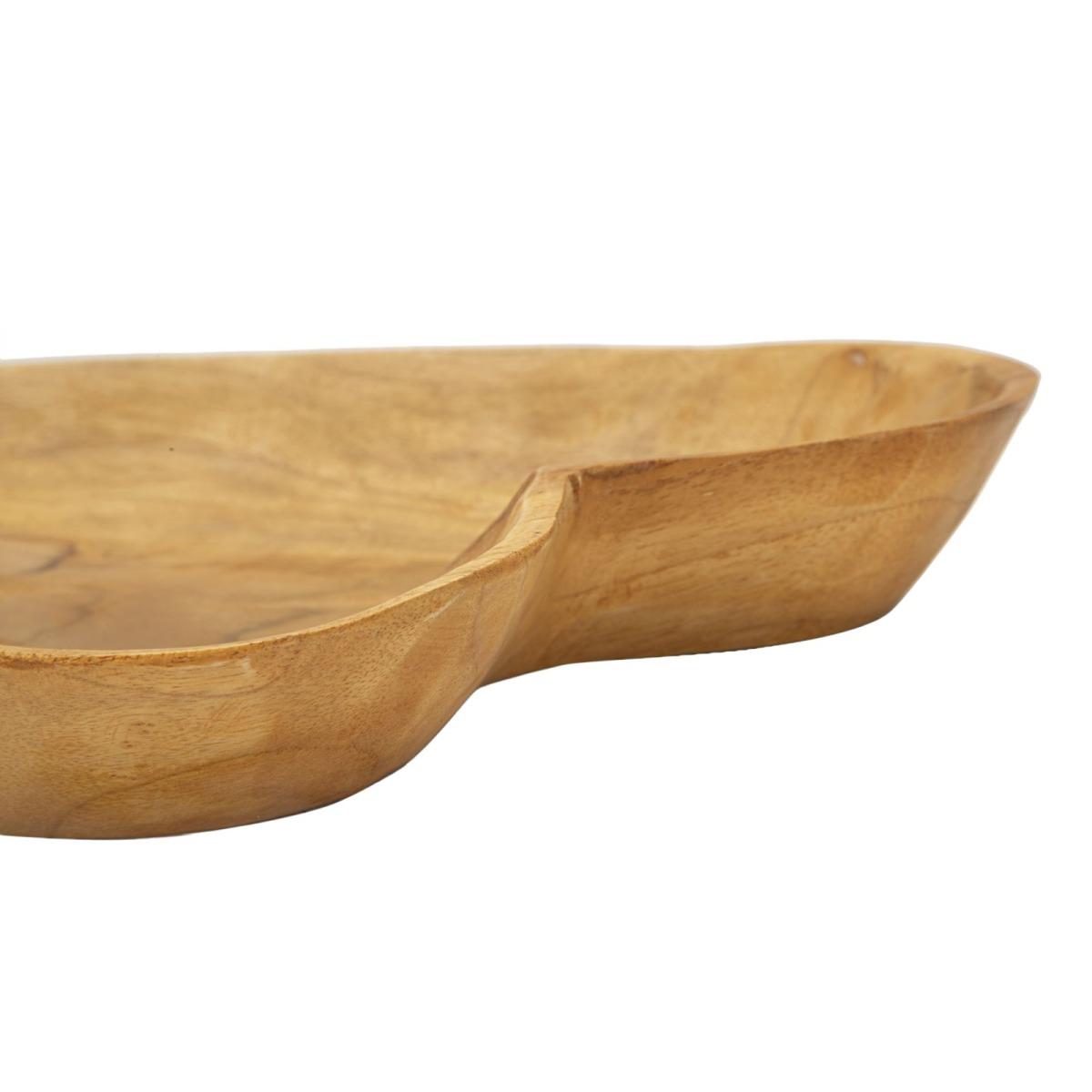 Svuota Tasche Kiha Cuore Teak Massello cm.27x29x4 | Mauro Ferretti