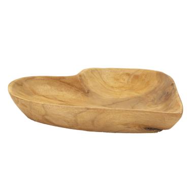 Svuota Tasche Kiha Cuore Teak Massello cm.27x29x4 | Mauro Ferretti