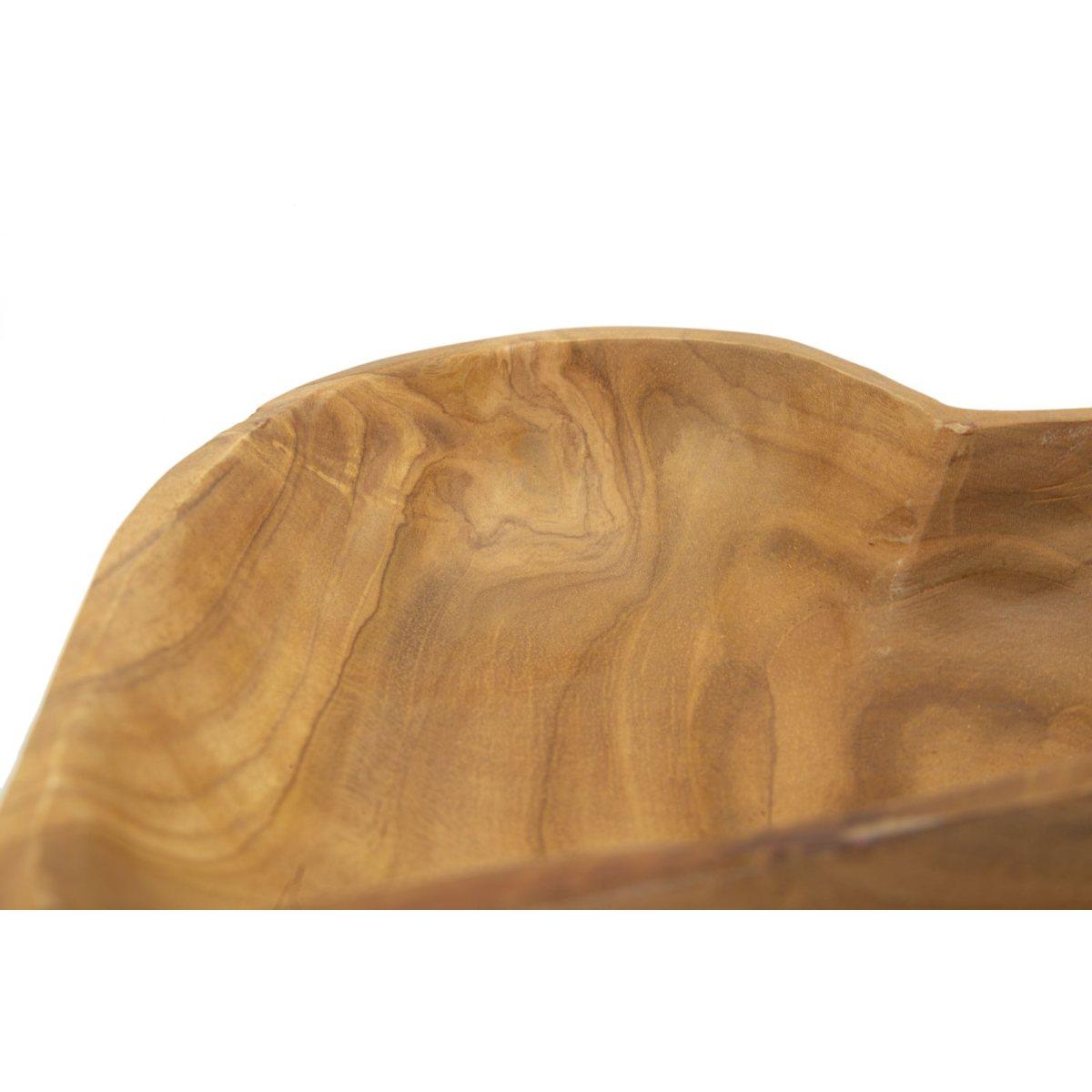 Svuota Tasche Kiha Cuore Teak Massello cm.18x22x4,5 | Mauro Ferretti