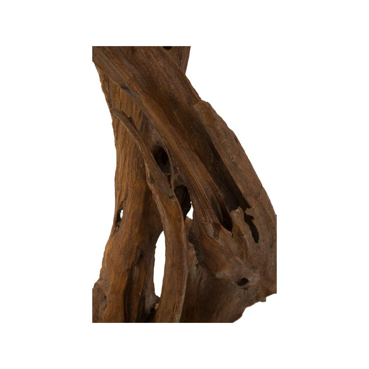 Lampada da Tavolo Teak Riciclato cm.35x80 | Mauro Ferretti