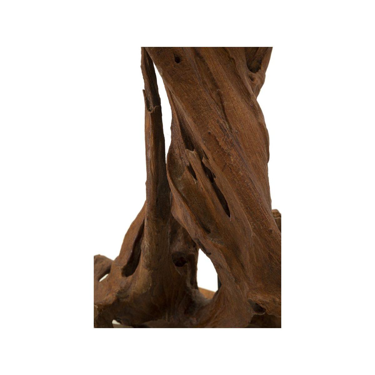 Lampada da Tavolo Teak Riciclato cm.35x80 | Mauro Ferretti