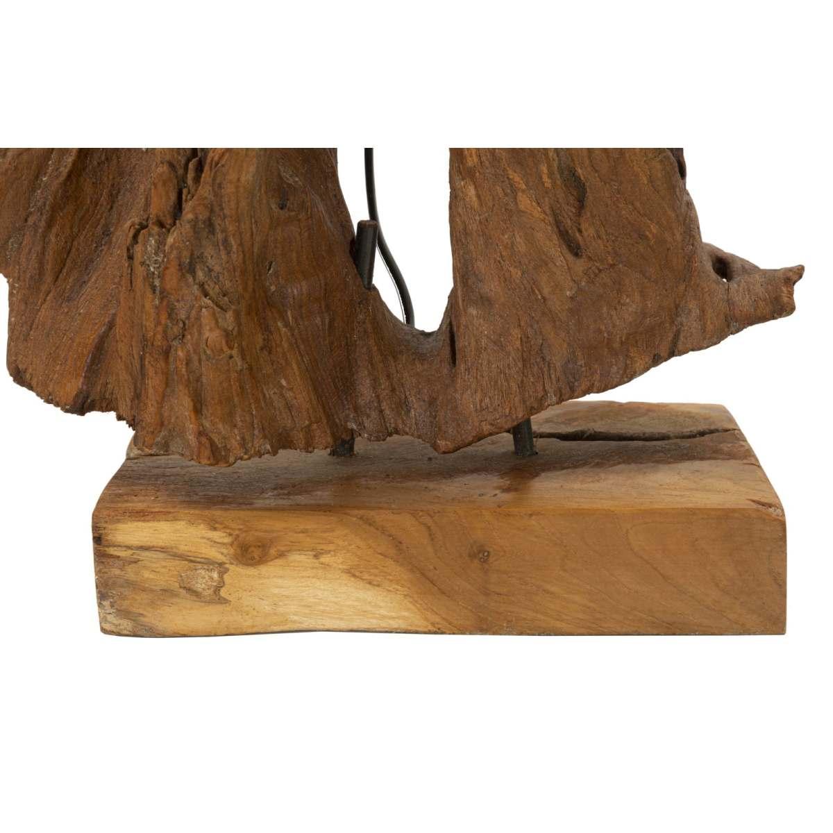 Lampada da Tavolo Teak Riciclato cm.35x80 | Mauro Ferretti